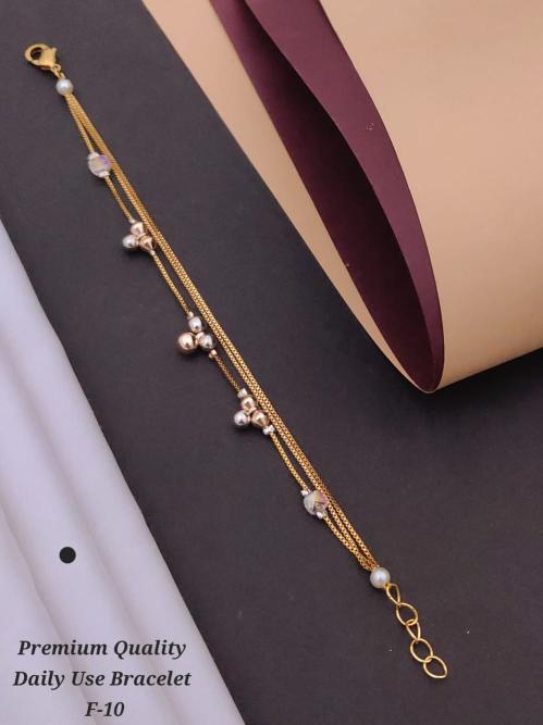Premium quality daily use bracelet F 10 Kolkata wholesale fashion jewellery